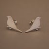 Mistle Thrush Silver Stud Earrings