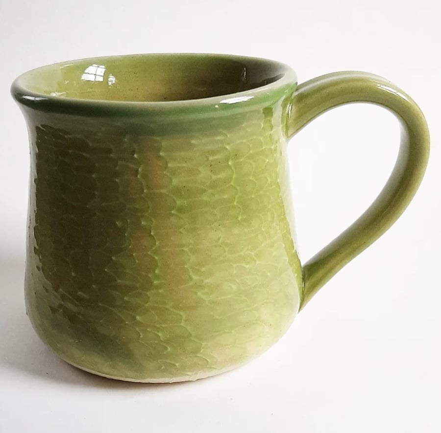 Sage Green Mug - Hand Thrown Stoneware Ceramic Mug