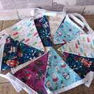 Nutcrackers, snowmen and gingerbread Christmas bunting 