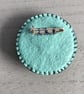 Hand Embroidered Orange Blossom Brooch  - Image 4