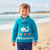 Knitting Pattern for Whale, Fish and Waves Jumper.  Digital Pattern