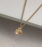 Handmade 9ct solid yellow, rose or white gold heart charm pendant and chain - Image 5