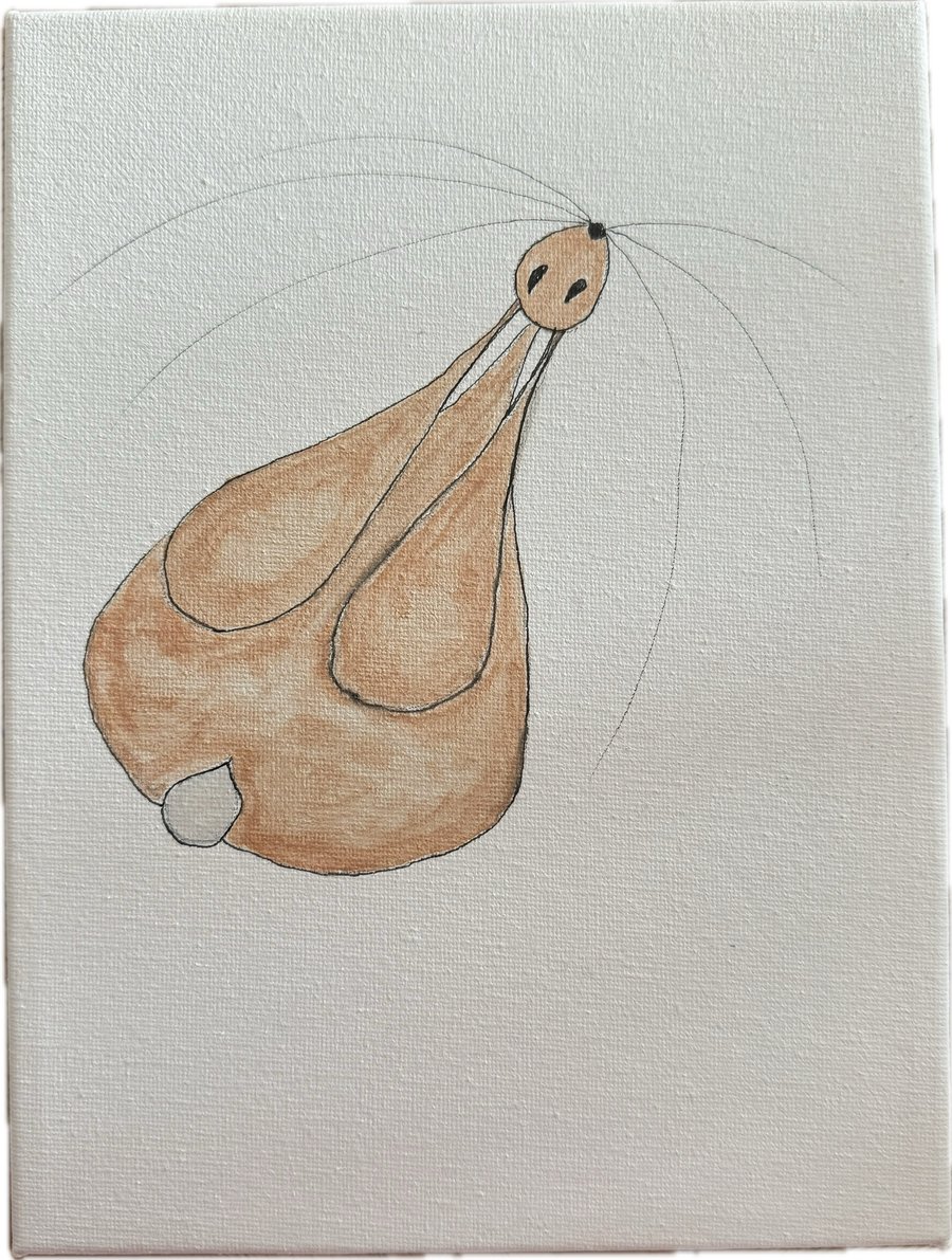 Bunny Rabbit Watercolour 