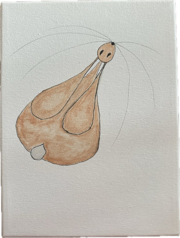 Bunny Rabbit Watercolour 