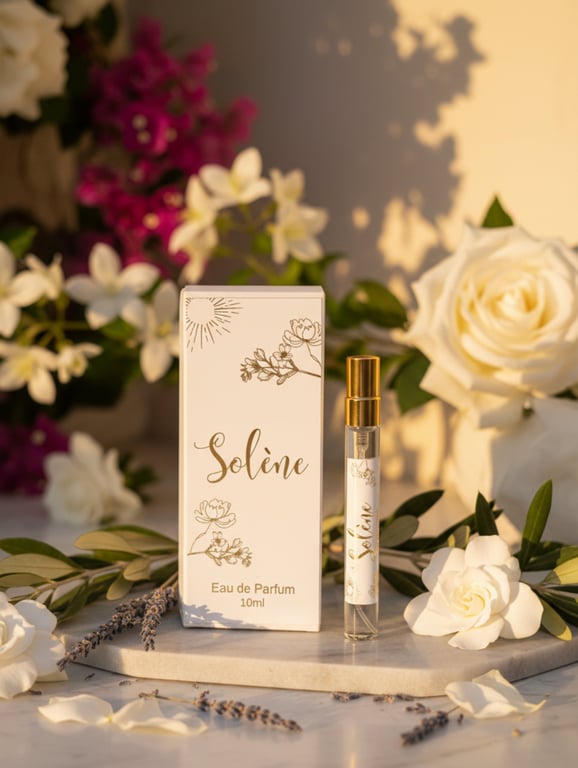Solene Vegan Floral Powdery Perfume - Rose and Lily of the Valley - Bride Scent