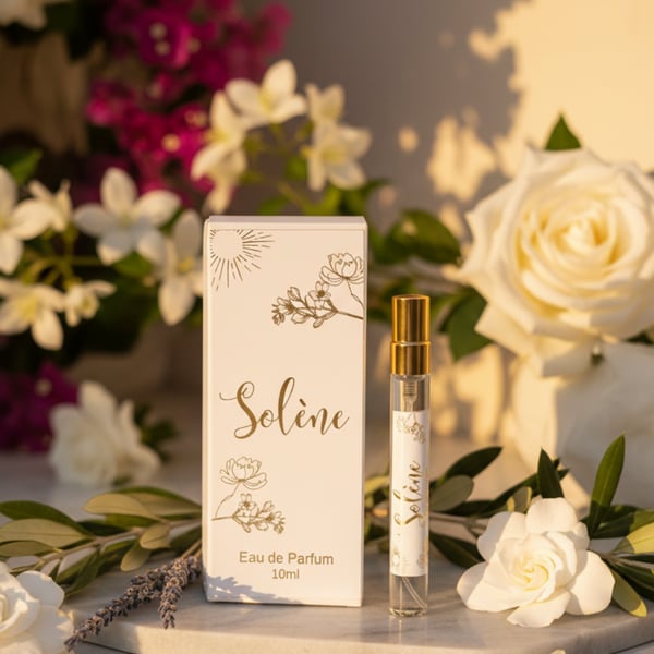 Solene Vegan Floral Powdery Perfume - Rose and Lily of the Valley - Bride Scent