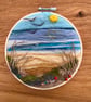 Needlefelted beach , seaside picture.  - Image 1