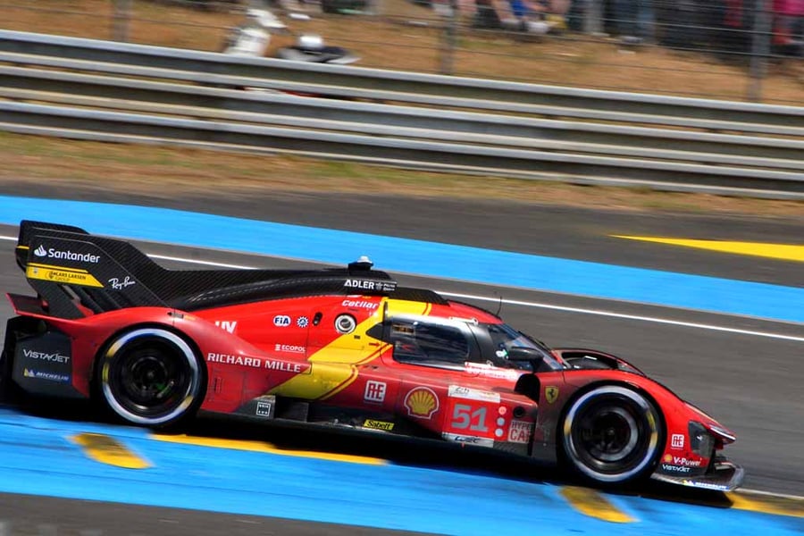 Ferrari 499P no51 24 Hours of Le Mans 2023 Photograph Print