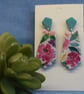 Floral Art Deco Earrings - Image 3