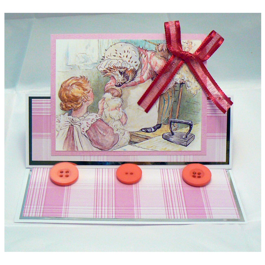 Mrs Tiggywinkle Easel Card (Gen 276)