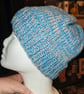 Beautiful mens blue and grey beanie hat - Image 3