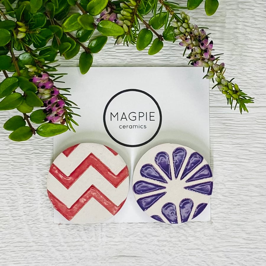 Ceramic fridge magnets