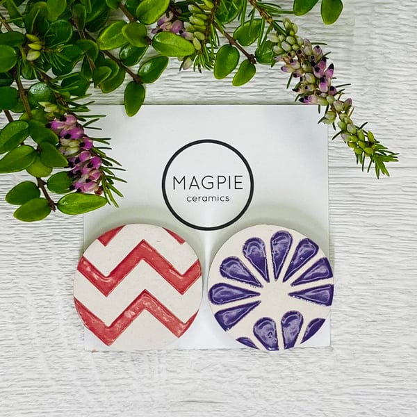 Ceramic fridge magnets