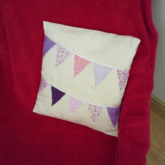 Cushion with Bunting Design