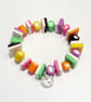 Retro classic Dolly Mixtures Bracelet Quirky, fun, unique, handmade, novel - Image 3