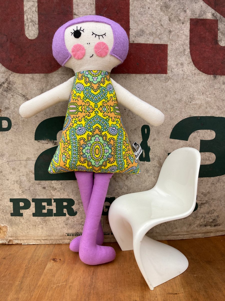 Lucy Dolly the Handmade Cloth Doll 