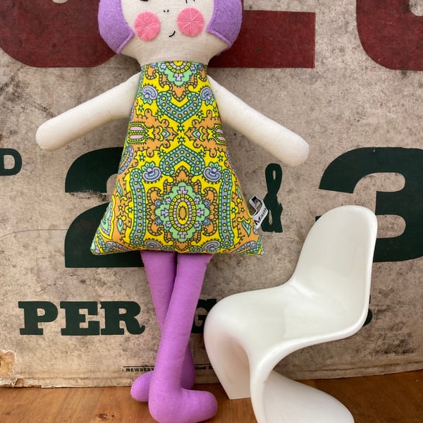 Lucy Dolly the Handmade Cloth Doll 