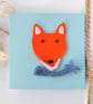 Fox handmade greeting card - Image 1