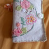 The pink floral needlecase