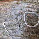 Delicate sterling silver stud earrings 