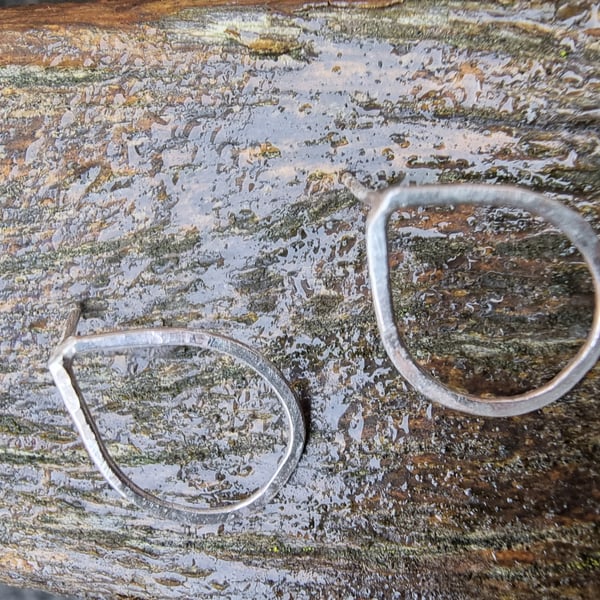 Delicate sterling silver stud earrings 