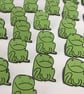 Green Frog Enamel Pin Badge  - Image 4