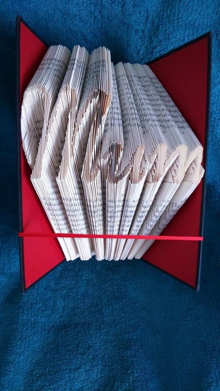 Mum, MMF Book Folding Pattern - EMAILED PDF PATTERN (Maisy's alpha)