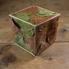 Two Colour Circle Leaf Cube One