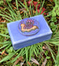 Fabulous Fungi Snail. Wood slice trinket chest. - Image 4