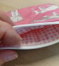 Handmade Quilted Coin Purse - Grey Elephants on Pink background - Image 3