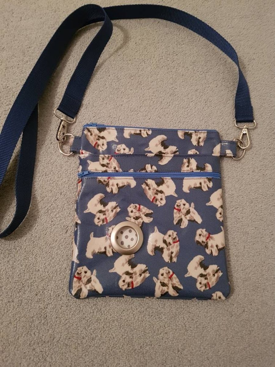 Cath Kidston fabric dog walking bag