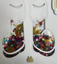 Luxury Christmas Card. From our Family to Yours. Santa Boots shaker card - Image 3