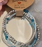 Ocean blue stacking bracelet