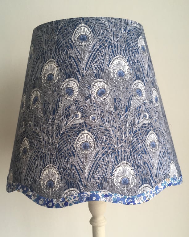 NEW Liberty Queen Hera - Handmade Scalloped Table Lampshade 