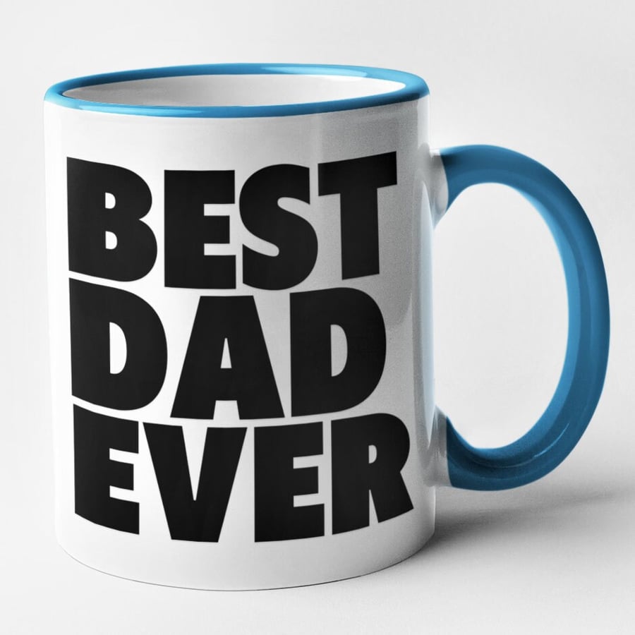 Best DAD EVER MUG- Fathers Dad Dad's Birthday Christmas Present Funny Hilarious 