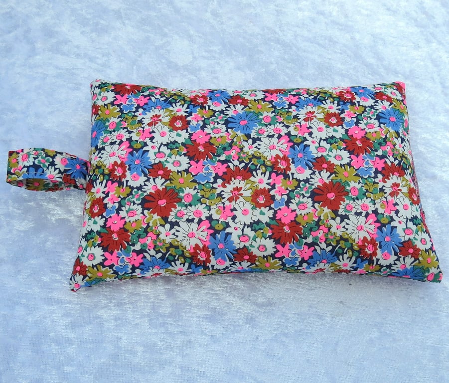 Mouse wrist rest, wrist support, made from Liberty Tana Lawn
