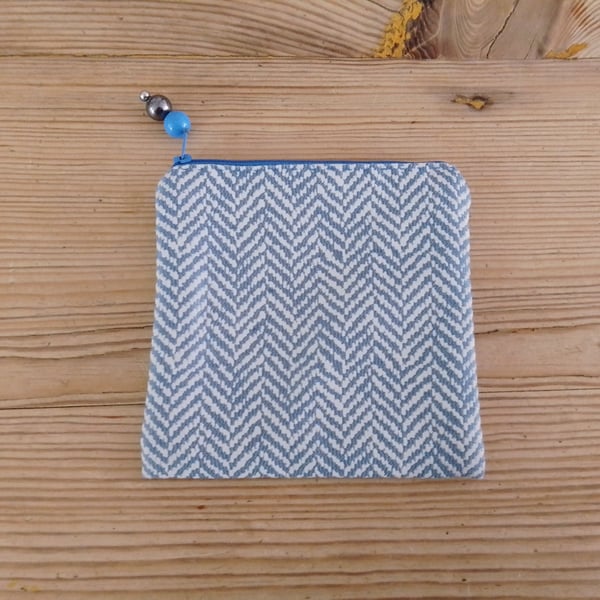 Make up bags fully lined with zipper closure