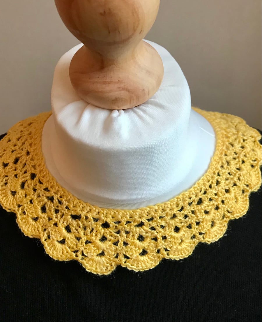 Crocheted Lace Collar (Adult Size)