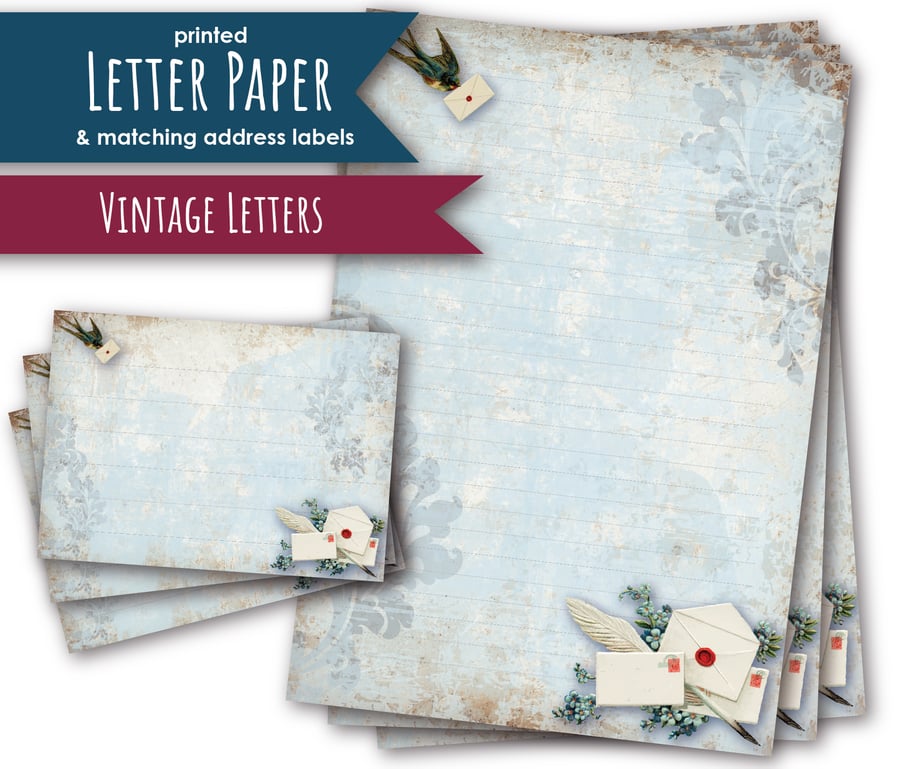 Letter Writing Paper Vintage Letters