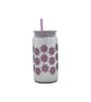 Purple & Pink Daisy Flower Tumbler