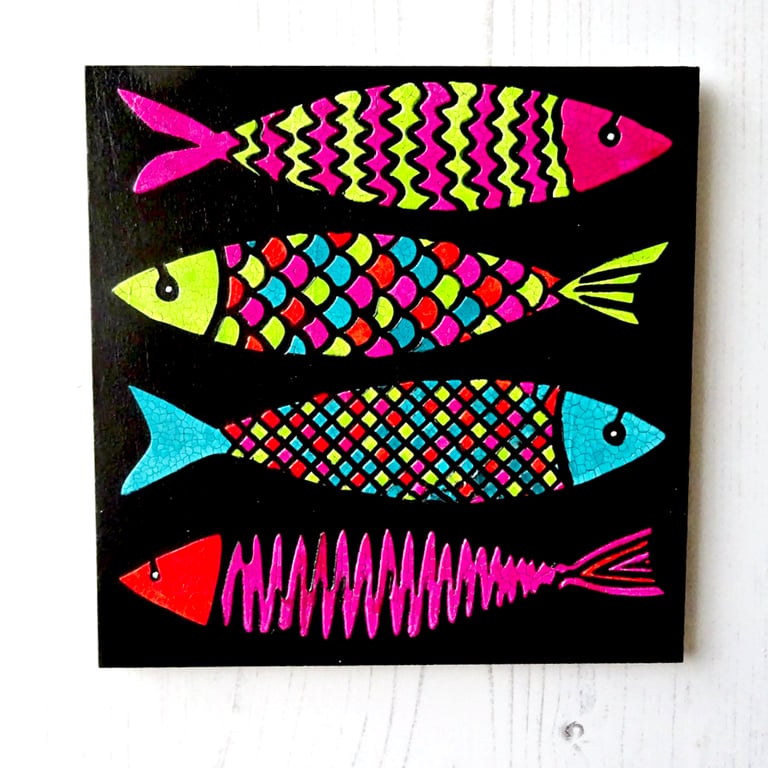 Four Little Fish - Original Artwork