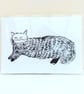 A5 Print A very judgy cat - Image 1