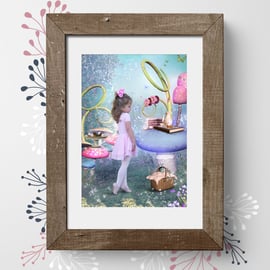 Sweet Treat, Fantasy Fairy Portrait custom photo art