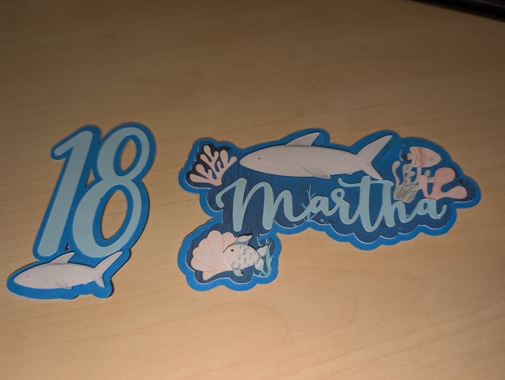 Under The Sea Birthday Cake Topper