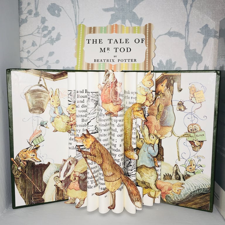 Mr Tod Book Sculpture