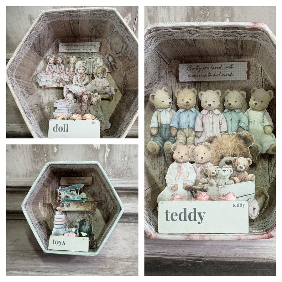 Decorative Boxes - Mr Whimble’s Toy Shoppe by Carolee Crafts CR 0001