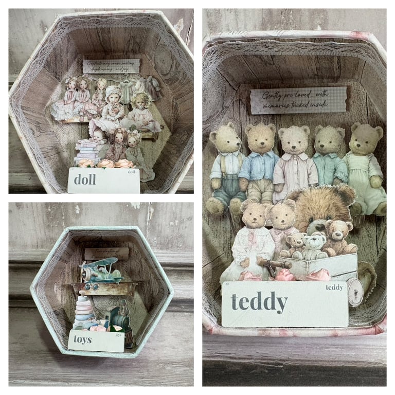 Decorative Boxes - Mr Whimble’s Toy Shoppe by Carolee Crafts CR 0001