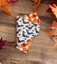 Dog Bandana - Halloween - Fully Reversible Over the Collar - Ghosts & Bats - Image 4