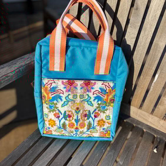 Small rucksack or backpack. Great day bag, work bag or school bag.