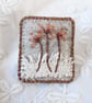 Embroidered Brooch with Beading - Image 1